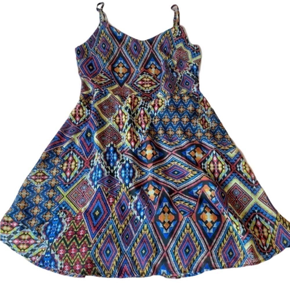 Boho Beauty Super Cute summer dress Colorful & Adorable fire Los Angeles
